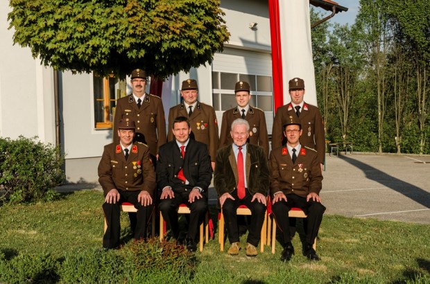 Kommando der Feuerwehr Tegernbach im Mai 2014