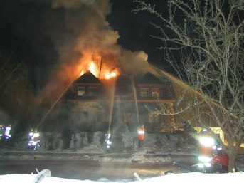 Wohnhausbrand in Sonnwies