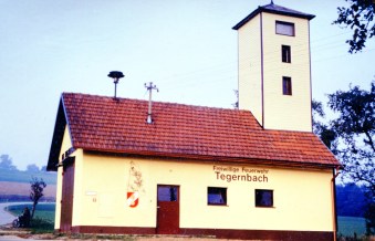 Feuerwehrhaus nach dem Zubau 1985
