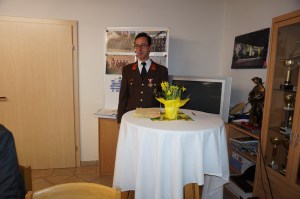 Kommandant Erwin Auinger berichtete ausführlich über das Vergangene Jahr