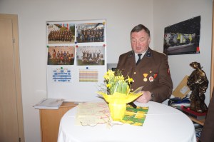 Gerätewart AW Christian Moser berichtete über die Ankäufe des vergangenen Jahres