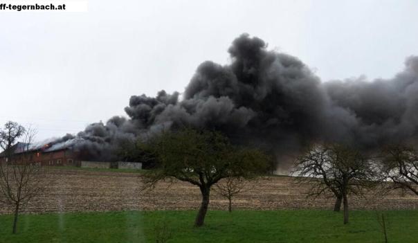 Anblick beim Eintreffen der ersten Einsatzkräfte